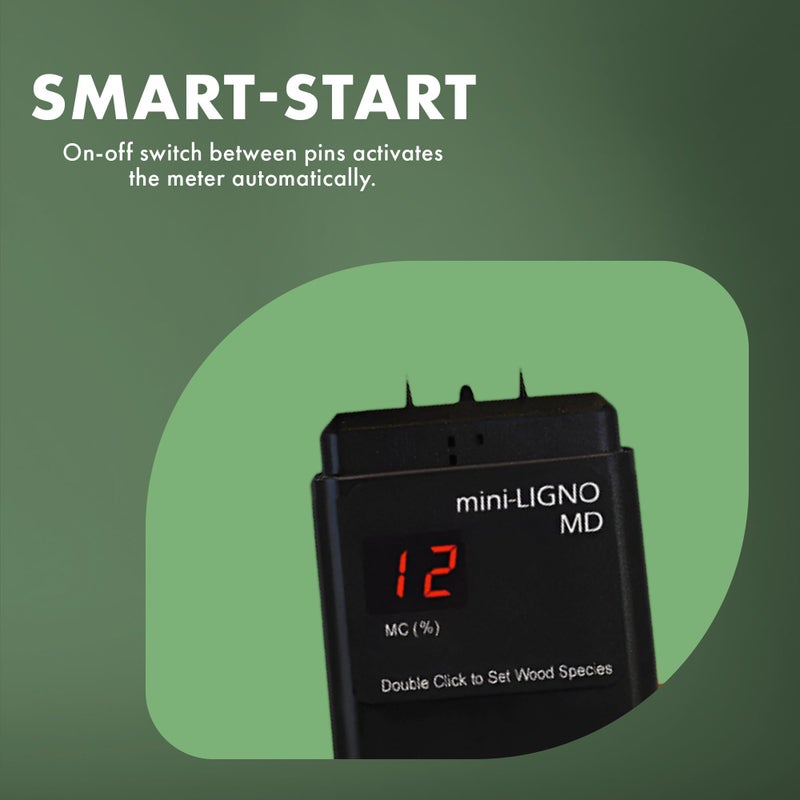 Lignomat Mini-Ligno MD - Pin Moisture Meter - Humidity Detection & Wood Moisture Meter for Wall, Home Construction, Water Damage - Made for Hobbyist Woodworkers - Easy to Use, Reliable, and Durable - Image 2